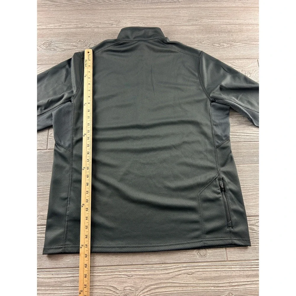 Nike Dri-FIT Mens XL Gray Montana Griz Quarter Zip Pullover Training Top 577